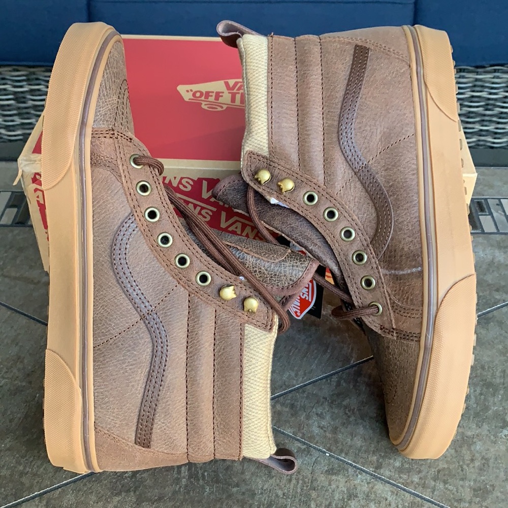 VANS MTE LEATHER BROWN/HERRI WMNS